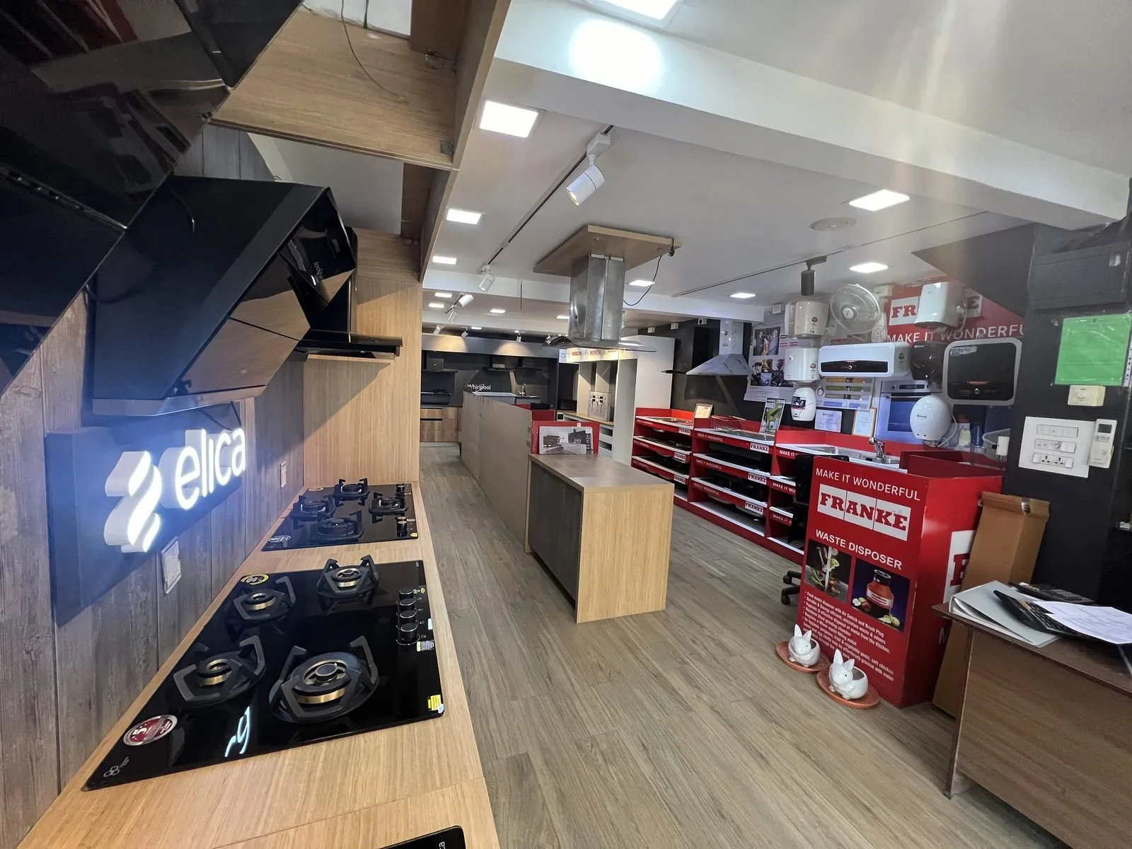 Faber and Elica appliance studio